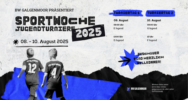 Sportwoche 2025 bei Blau Weiß Galgenmoor