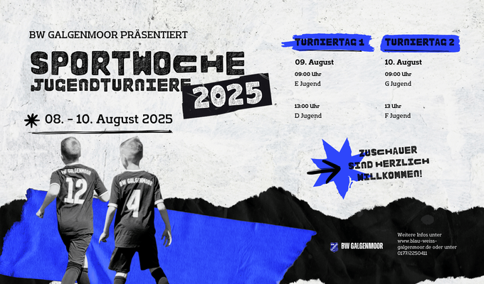 Sportwoche 2025 bei Blau Weiß Galgenmoor